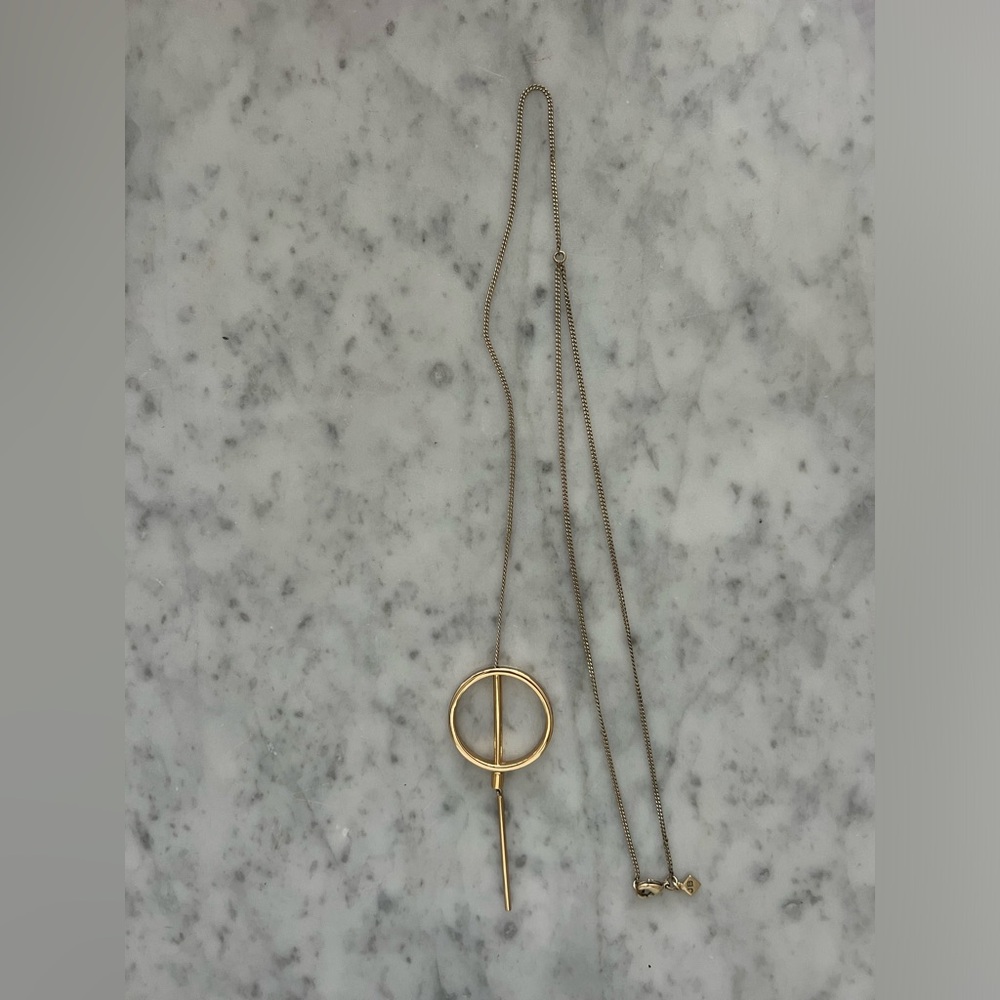 Jenny Bird Rhine Lariat Necklace, gold - Picture 3 of 4